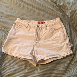 Dickies High-Rise Carpenter Shorts, Natural Beige